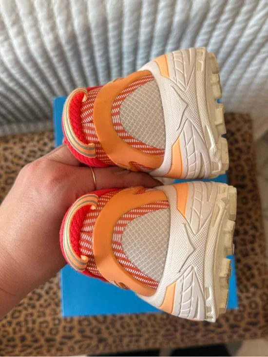 HOKA Mafate Speed 2 Trail Running Shoes | Ember/Pale Tangerine | Size 9.5W - Picture 5 of 7